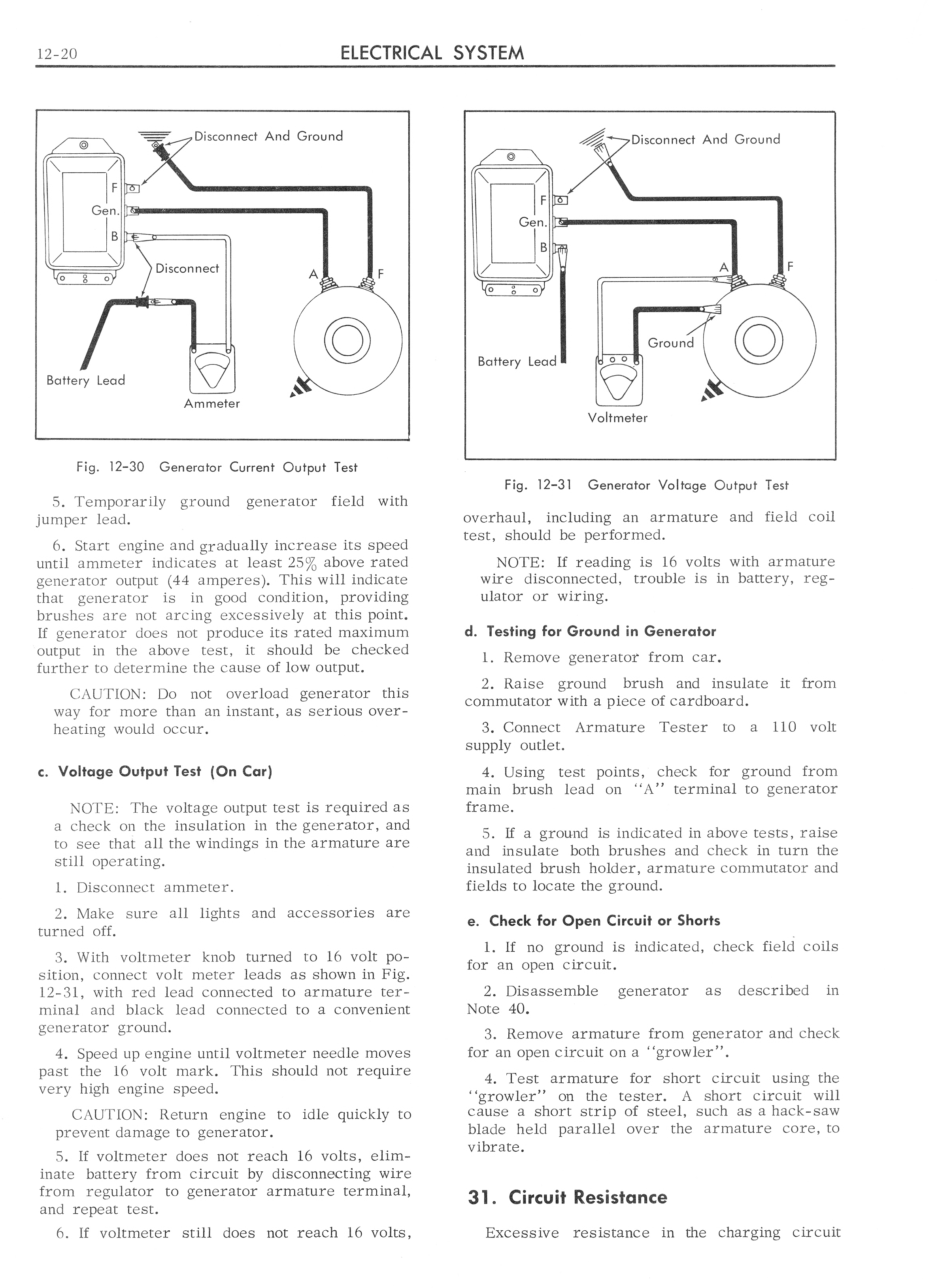 1962 Cadillac Shop Manual - Electrical Page 20 of 62
